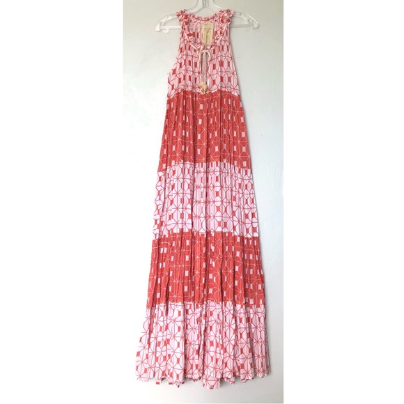 white christmas dresses Maxi Hippydress Sleeveless Dress in cotton voile YVONNE S for Women – Yvonne  S OFFICIAL main image 1